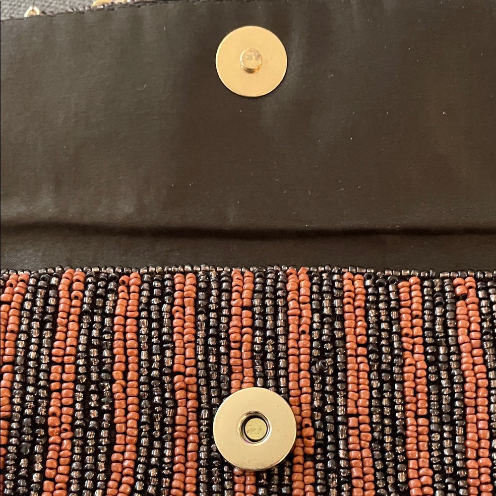 Viral Beaded Cocktail Design Clutch and Wallet Set with key chain - Picture 6 of 15